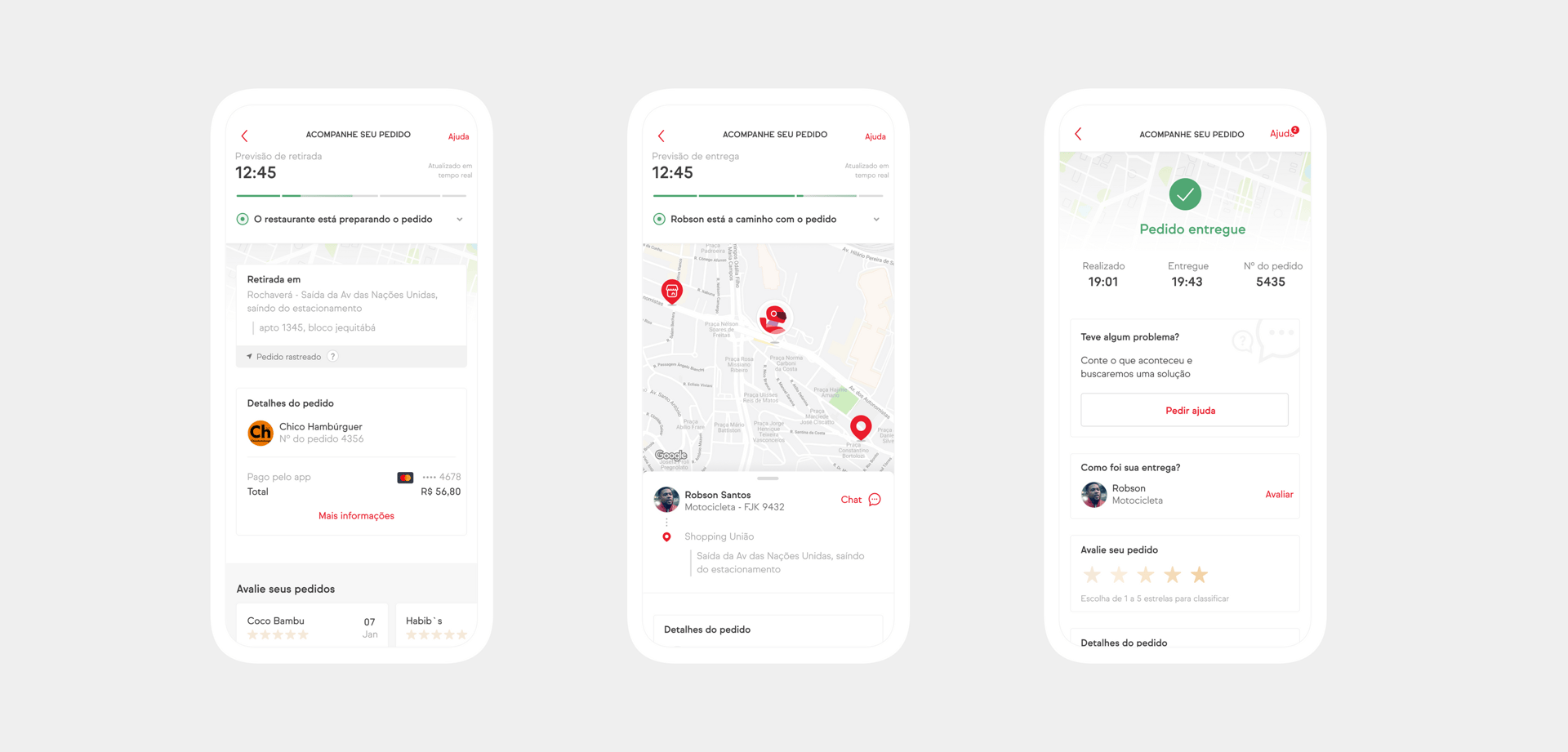 Redesign of the order tracking experience